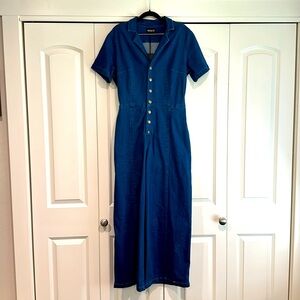 NWT Mixed by Nasrin Denim Jumpsuit, Size L